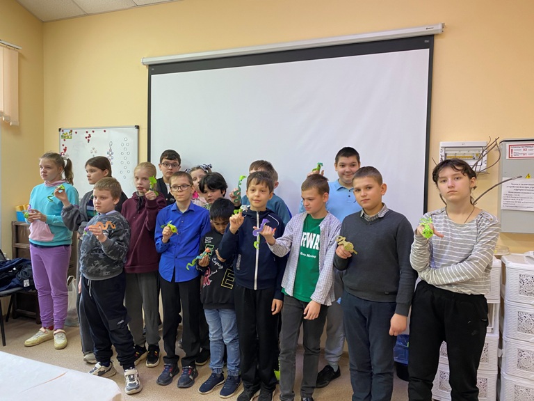 Участие в мастер-классах во Дворце творчества.